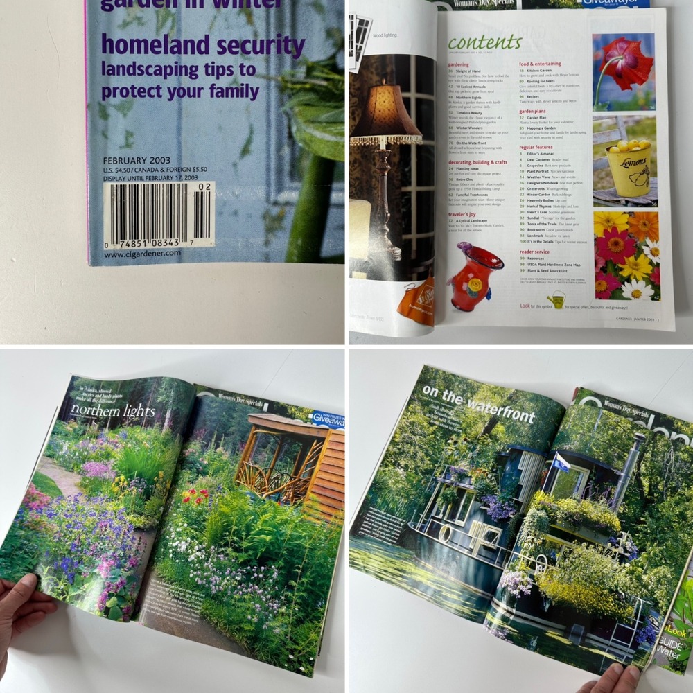 4 Mixed Lot Garden Craft Magazines 2003 2004 Better Homes Country Living - Picture 5 of 7